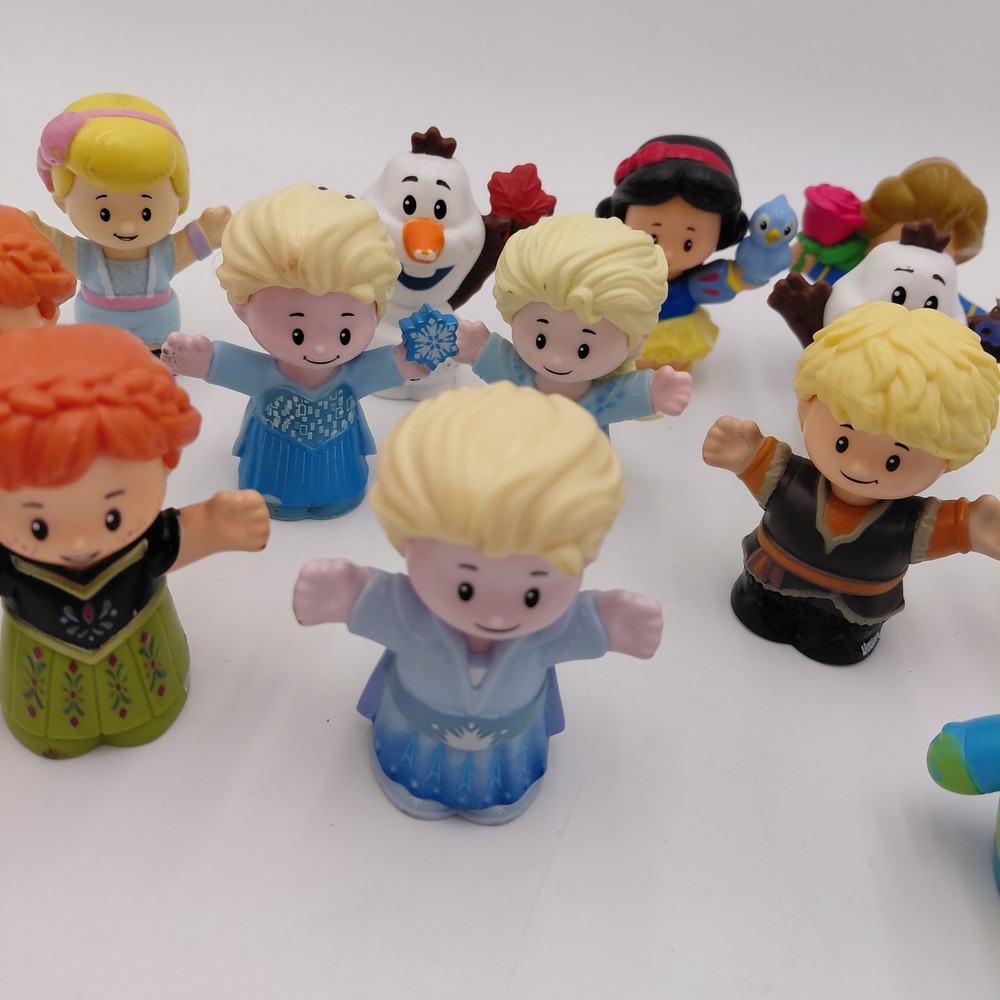 Mixed lot 13 Fisher Price Little People Disney Frozen Toy Story Princess Figures - Picture 5 of 8